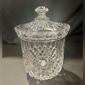 GORHAM KING EDWARD
COLLECTION CRYSTAL BISCUIT
JAR HEAVY CUT GLASS WEST
GERMANY